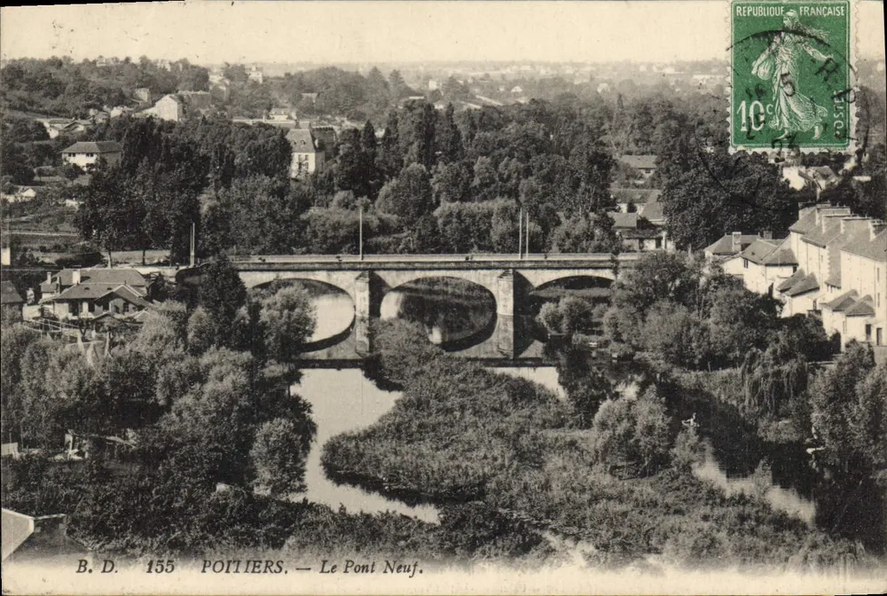 Poiriers — O Ponte Nova — B.D. 155 - Frente