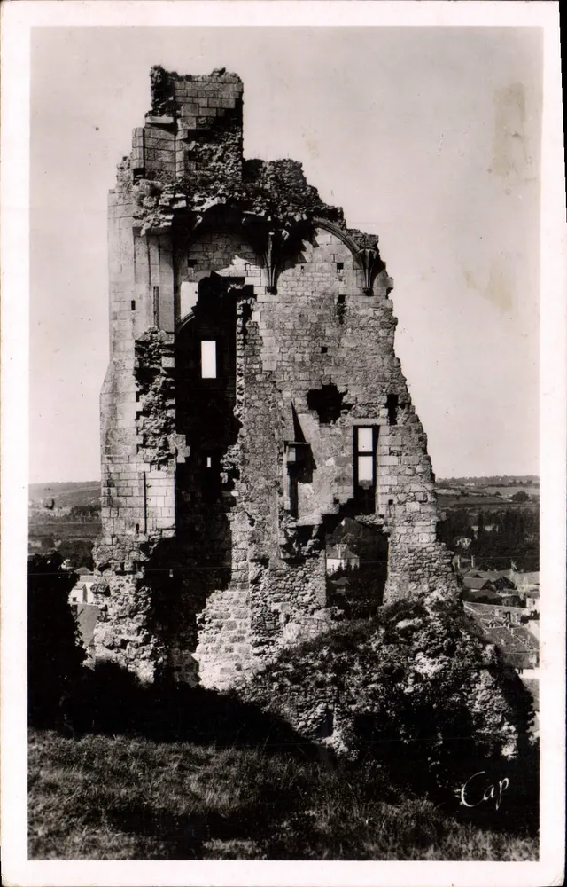Ghauvigny — O Castelo dos Bispos — A Capela — editor C.A.P. Strasbourg, n° 135 - Frente