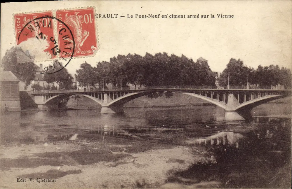 ÉRAULT — Die Stahlbetonbrücke über die Vienne — Edit. V. Chérami - Vorderseite