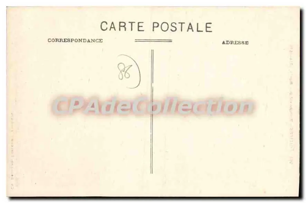 Poitiers - Monument aos Mortos, 1914-1919 — Ch. Bronnard, editor Poitiers - Verso