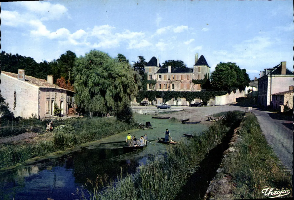 Logis d'Arcais — Zamek przy kanałach — Théojas - Awers