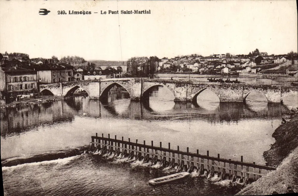 Limeuges — O Ponte Saint-Martial — Editor desconhecido, n° 249 - Frente