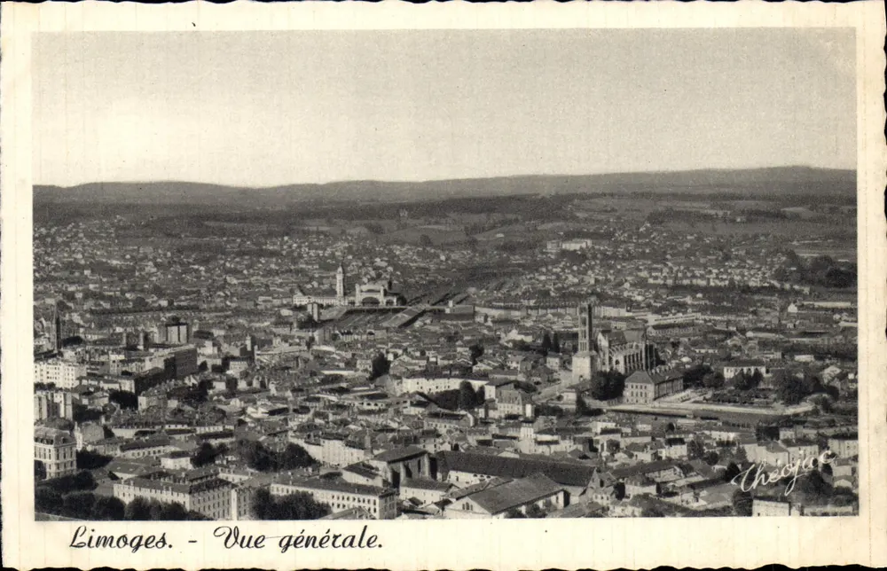 Limoges - Vista geral — Théojac - Frente