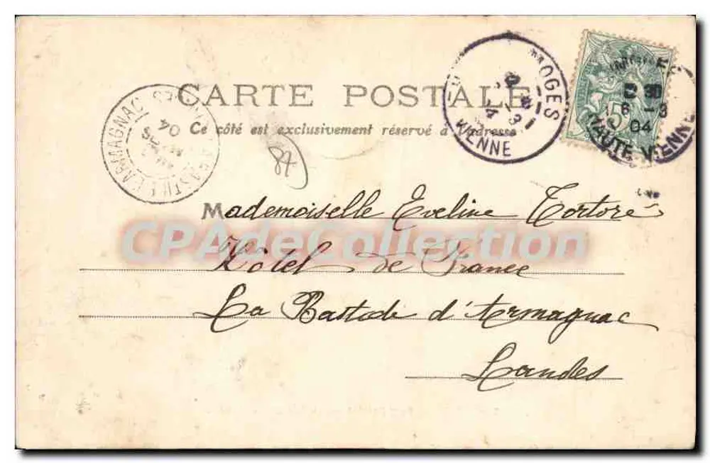 Limoges, Pont Saint-Martial, National und Viaduc — Marguerit, n°2 - Rückseite