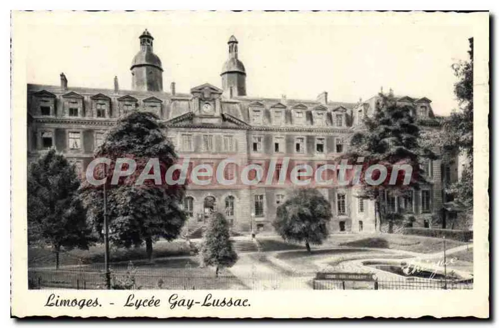 Limoges - Lycée Gay-Lussac — Editora: Les Éditions M. Théolac, n° 1055 - Frente