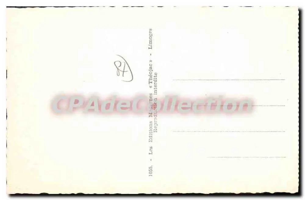 Limoges - Lycée Gay-Lussac — Editora: Les Éditions M. Théolac, n° 1055 - Verso