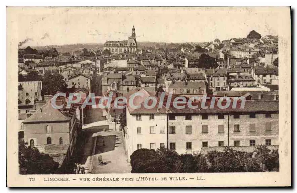 Limoges — Allgemeine Ansicht zum Rathaus — LL. — n°70 - Vorderseite