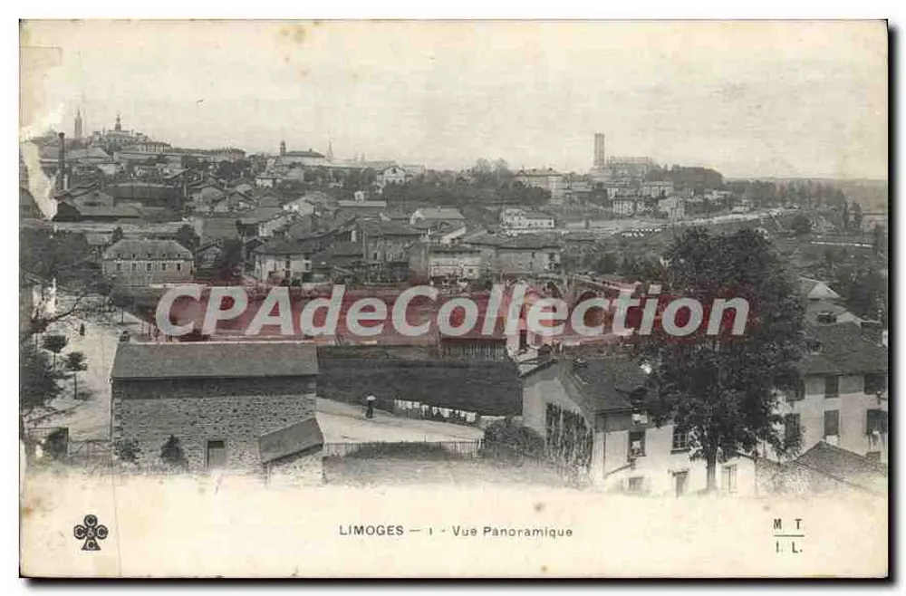 Limoges — Vista Panorâmica — M.T. I.L. - Frente