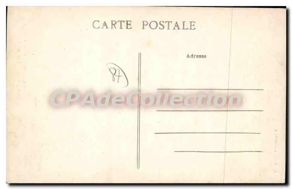 Pierrebuffière (Hie-Vienne) — Fontäne der Place Adeline — Verlag Drouin & Drouanky - Rückseite