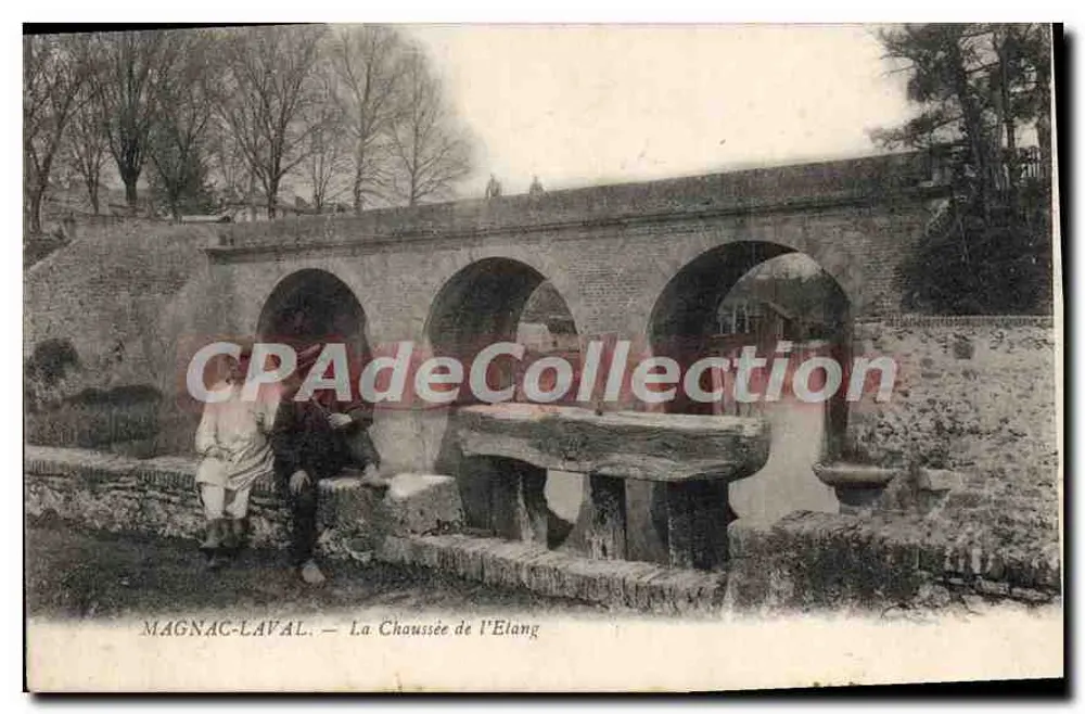 Magnac-Laval — A Chaussée de l'Élang — CPAdeCollection - Frente