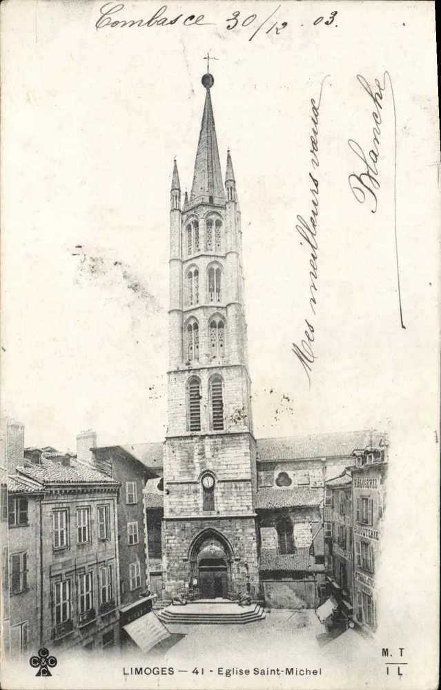 Limoges — Igreja de São Miguel — M.T. 41 - Frente