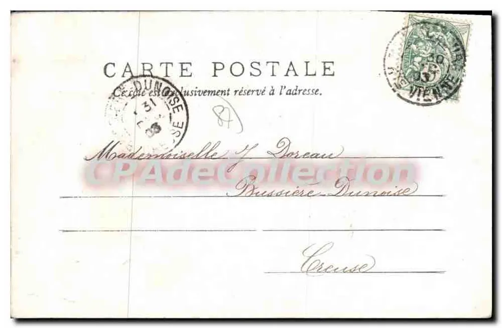 Limoges — Igreja de São Miguel — M.T. 41 - Verso