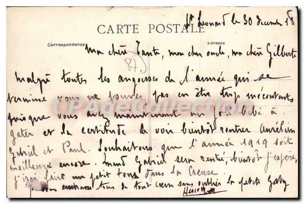 Saint-Léonard (Haute-Vienne) — Das Mühle von Lartige — Edit. C. T. - Rückseite