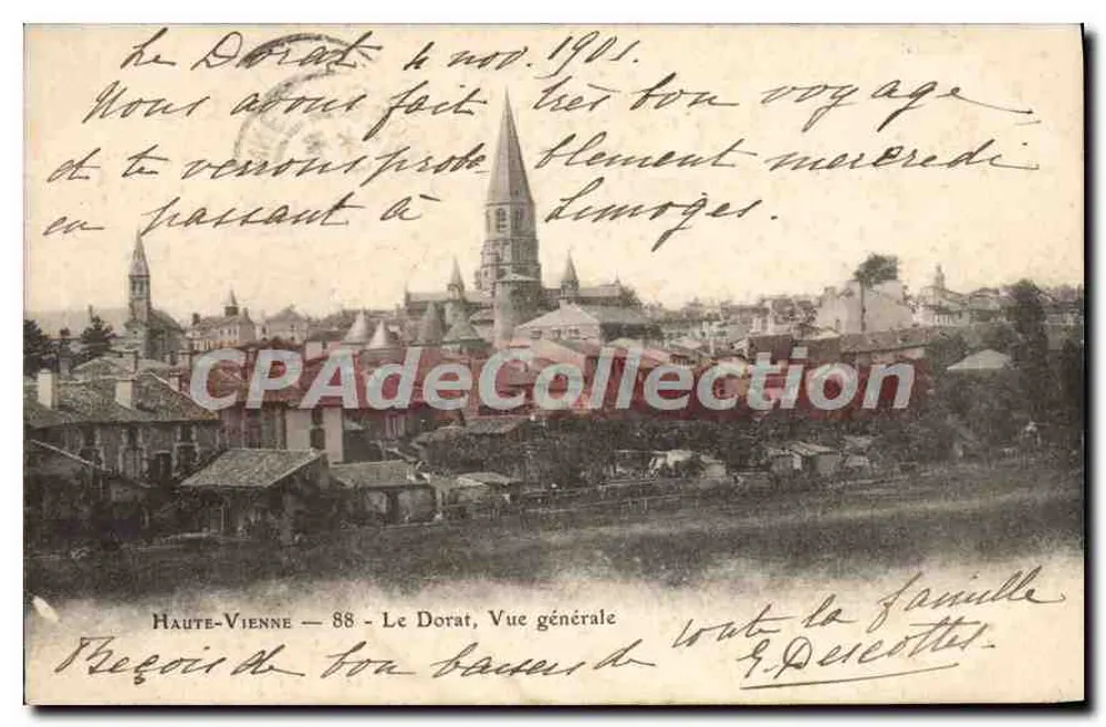 Le Dorat — Vista general — Haute-Vienne — 88 - Anverso