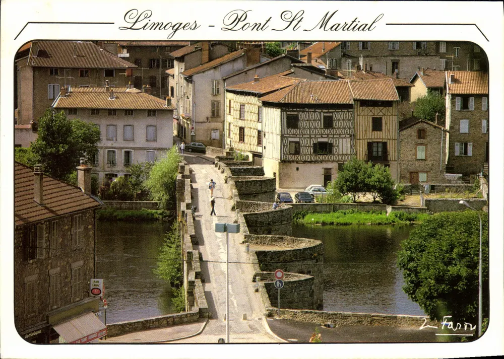 Limoges - Pont St Martial — Edition TEPEC, n° 87 L 8 (86) - Vorderseite