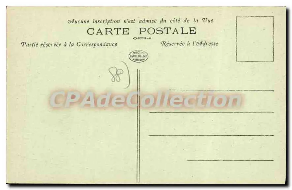 Contrexéville — O Parque e o Jardim Francês — D. D. - Verso