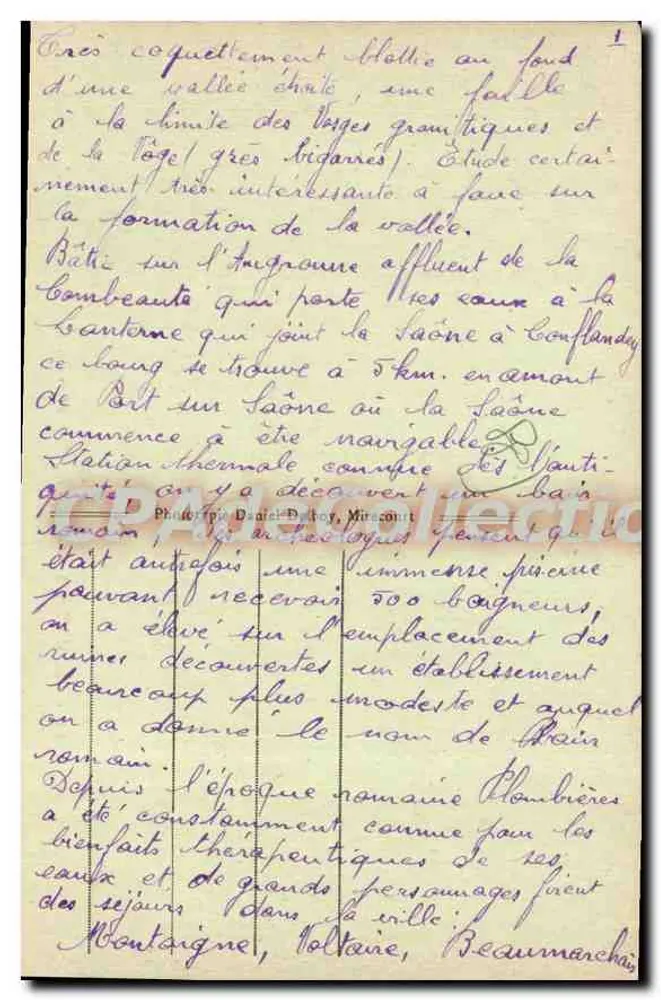 Plombières-les-Bains — Vista geral — D.D. n°24 - Verso
