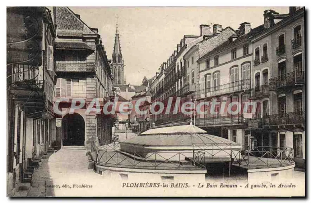 Plombières-les-Bains — Das römische Bad und die Arcades — Verlag Bonstauer, Plombières - Vorderseite