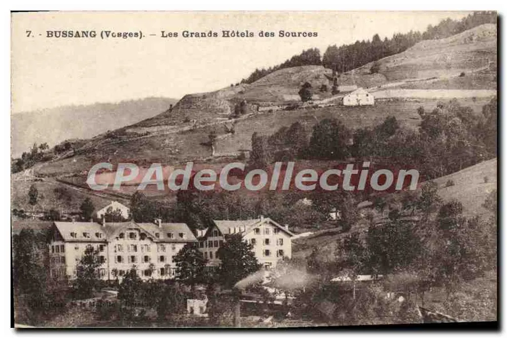 Bussang (Vosges) — Les Grands Hôtels des Sources — Editor C. Lardier - Frente