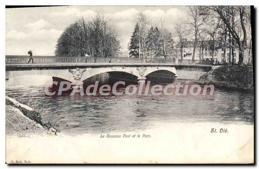 Der Neue Brücke und die Paro — Saint-Dié - Vorderseite