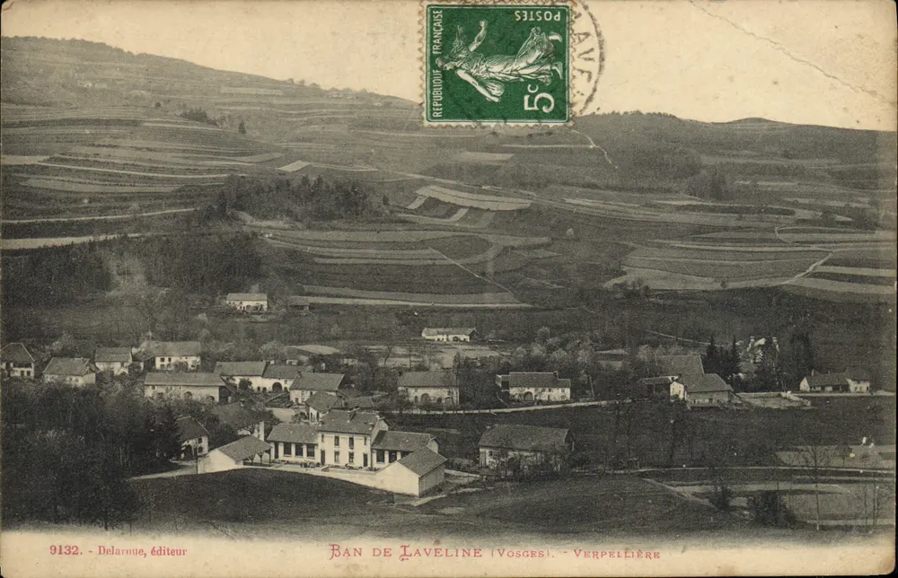 Ban de Laveline (Vosges) — Verpellière — Delaroue, editor n°9132 - Frente