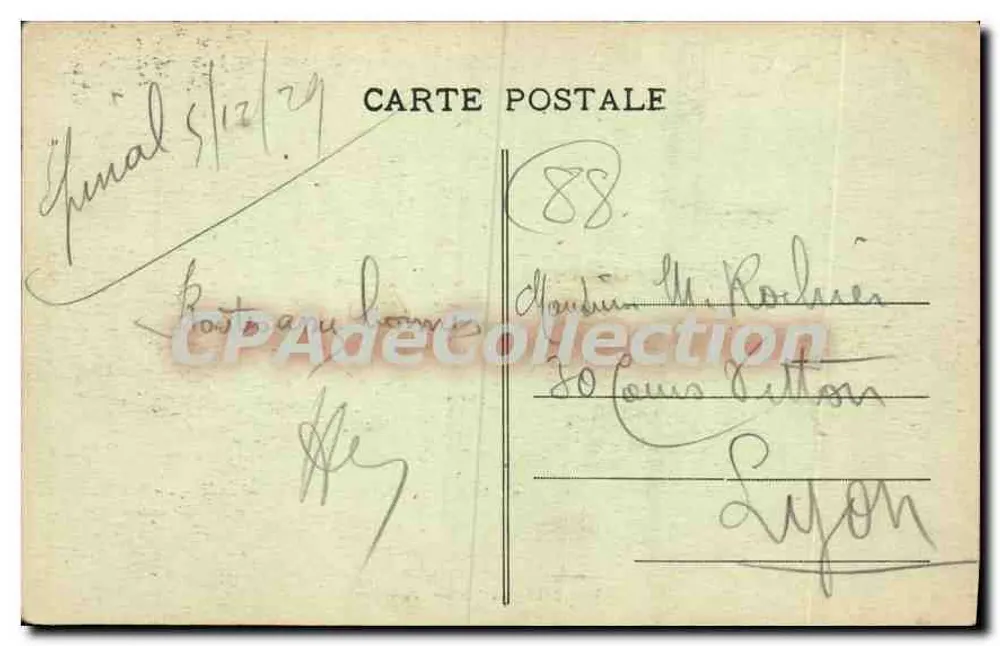 A Velha Épinal às 5 horas da manhã — A. Bontellier, fot.-edit., Épinal, n°161 - Verso