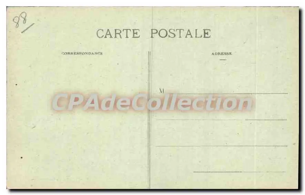 Rambervillers - Das Zivile und Militärische Krankenhaus — Verlag: R. Girat, Rambervillers, Seriennummer B-1289 - Rückseite