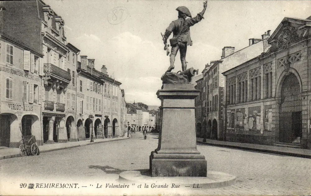 Remiremont — 'Der Freiwillige' und Grande Rue — LL. - Vorderseite