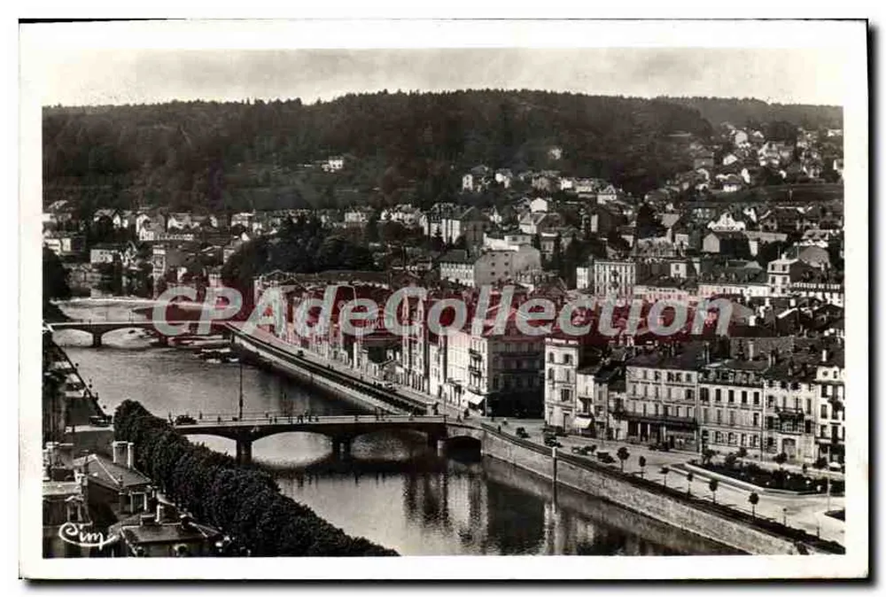 Épinal (Vosges) — Visão geral sobre os pontes — Imp. Conibier, Macon - Frente