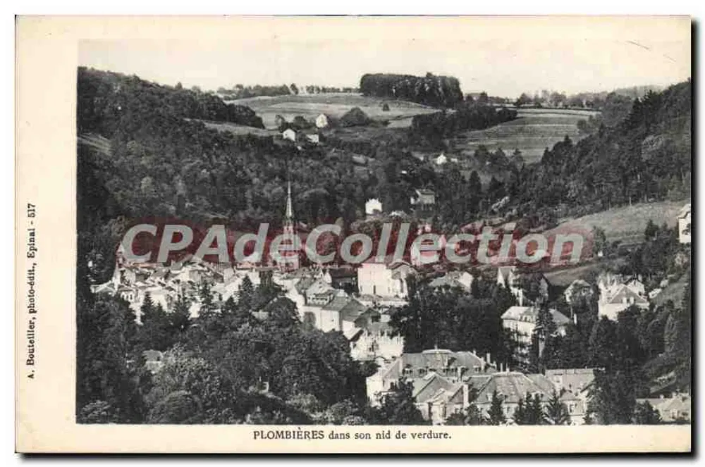 Plombières no seu ninho de verde — A. Boutellier, fotografia-editora, Epinal - 317 - Frente