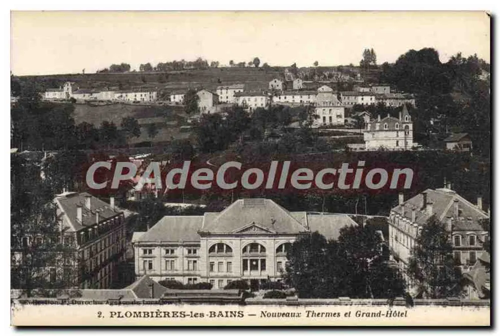 Plombières-les-Bains — Neue Thermen und Grand-Hôtel — Verlag E. Duroch, n°2 - Vorderseite