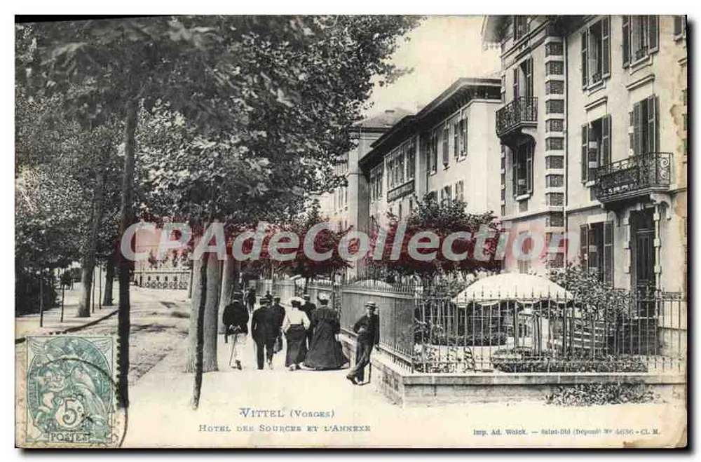 Vittel (Vosges) — Hotel das Fontes e a Anexação — Imp. Ad. Walek - Frente