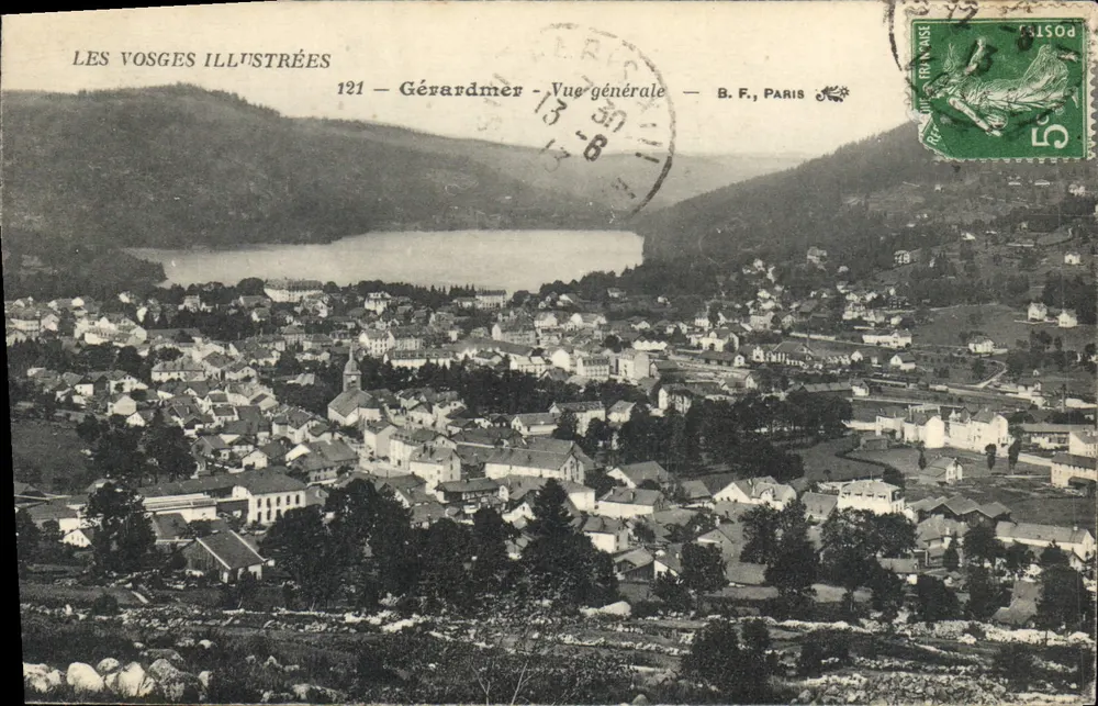 Gérardmer — Vista geral — LES VOSGES ILLUSTRÉES, n°121 - Frente