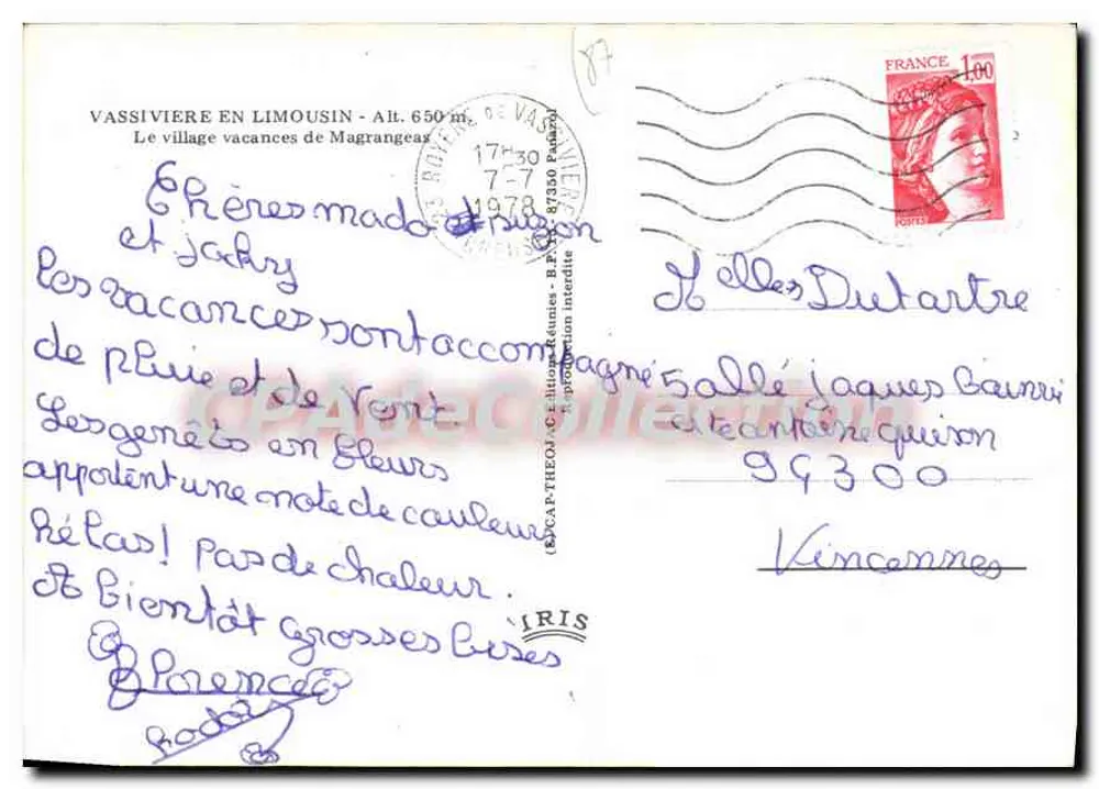 Vassivière im Limousin — Das Ferienhaus Magrangeas — Verlag IRIS - Rückseite