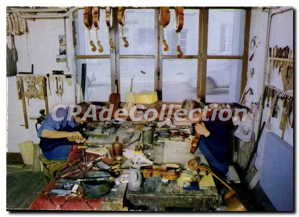 Mirecourt (Vosges) — Geigenbau-Atelier — Combière Imprimeur - Vorderseite