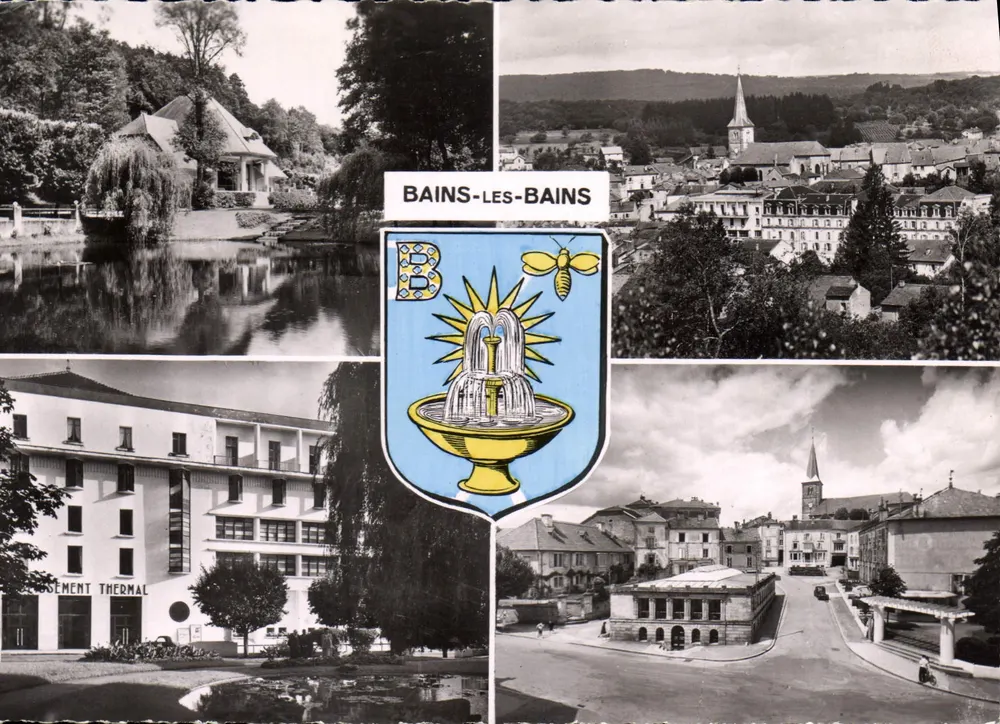 Bains-les-Bains — Allgemeiner Blick — Thermalbad - Vorderseite