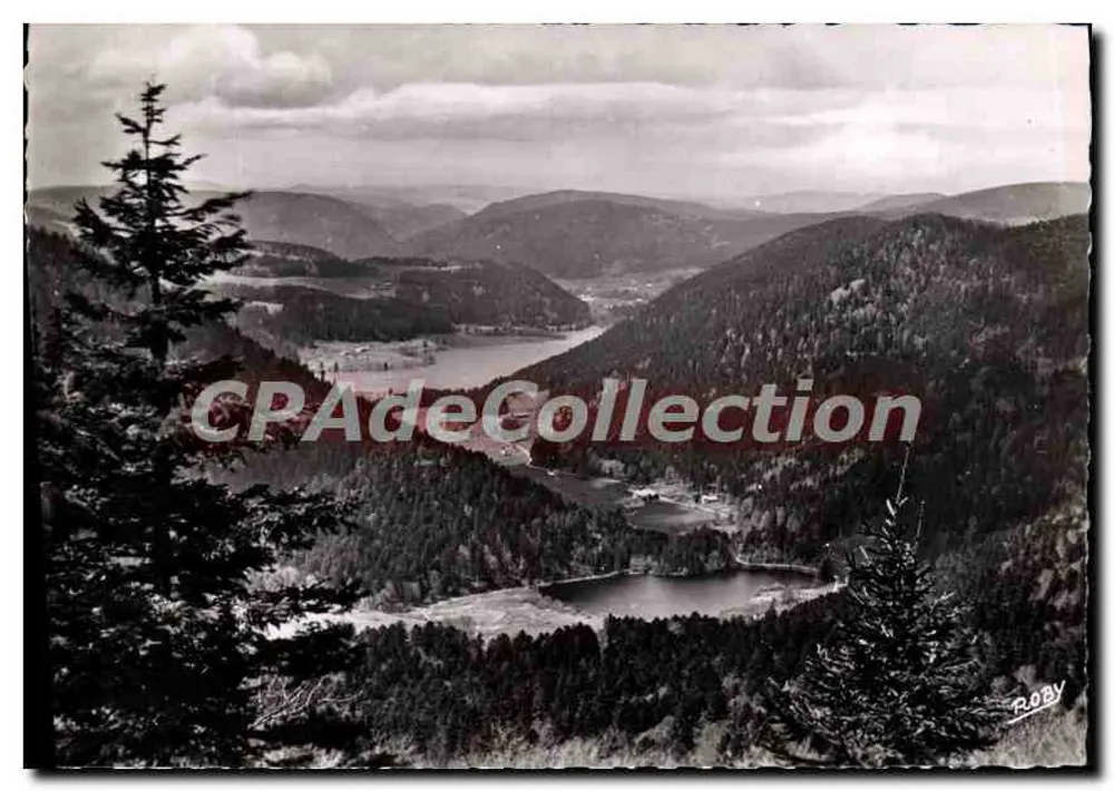 Les Vosges pittoresques — La Vallée des Lacs - Retournemer et Longemer — Edition HERZOG, Robel (Haut-Rhin) n°166 - Vorderseite