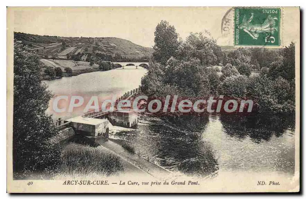 Arcy-sur-Cure — Die Cure aus Sicht des Großen Brückens — ND. Phot. - Vorderseite