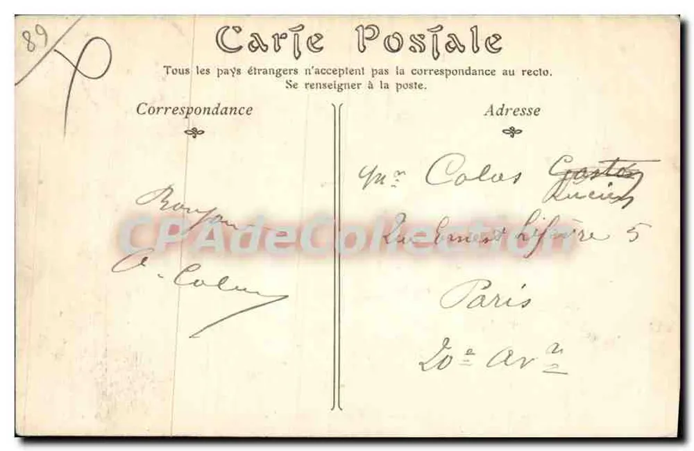 Arcy-sur-Cure — Die Cure aus Sicht des Großen Brückens — ND. Phot. - Rückseite