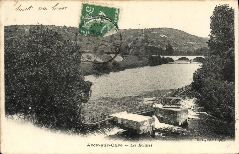 Arcy-sur-Cure — As Chaves — B.F., Paris 89 - Frente