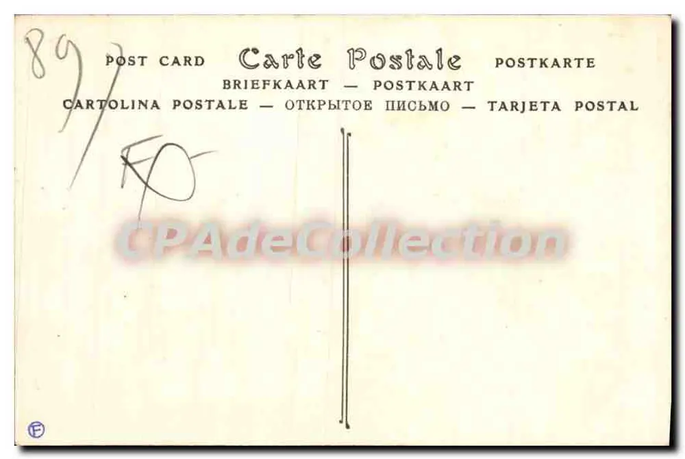 Arcy-sur-Cure — A Cure e o Ponte — ND Phol. - Verso