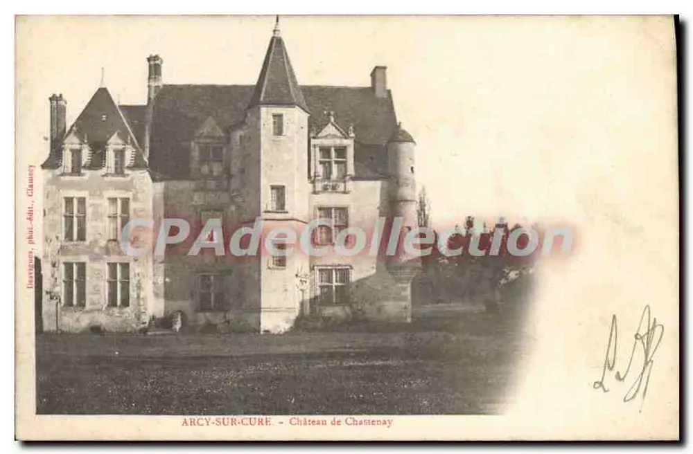 Arcy-sur-Cure — Castelo de Chastenay — Henrys, fot. de arte, Clamecy - Frente