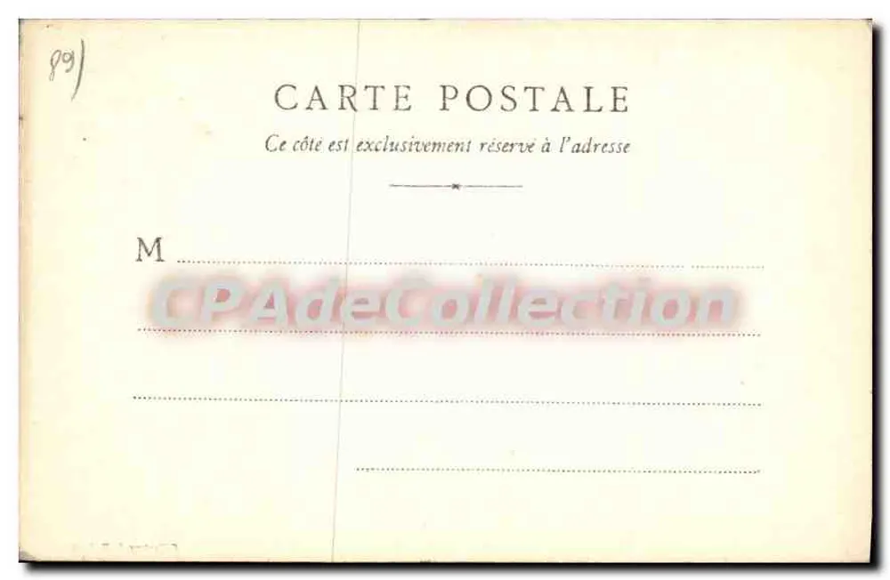 Kleine Ansicht der Porte Auxerroise in Avalon — von M. Pons gezeichnet — Sammlung J. D. Sens - Rückseite