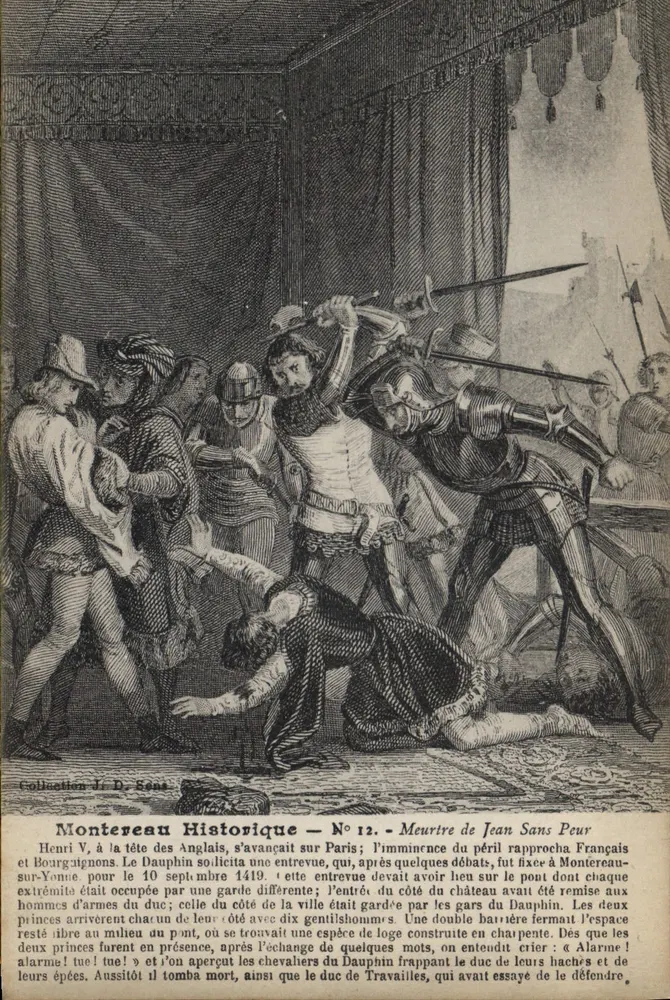 Mord von Jean Sans Peur — Montereau Historisch — Nr. 12 — Verlag D. Sene - Vorderseite