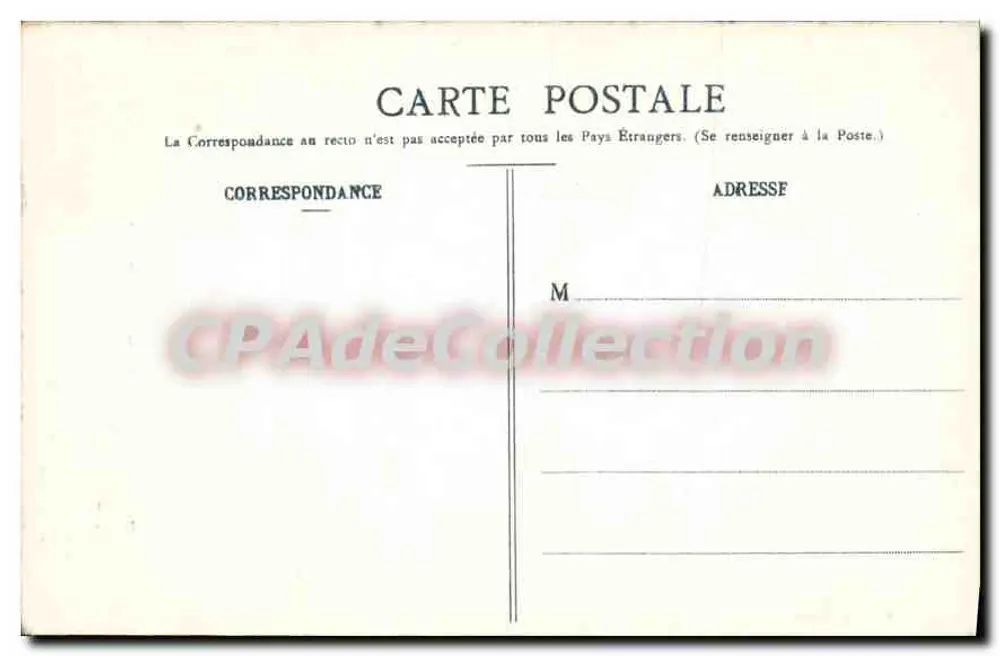 Historische Burgund — Auxerre — Verlag Paulin Poulot, Nr. 19 - Rückseite