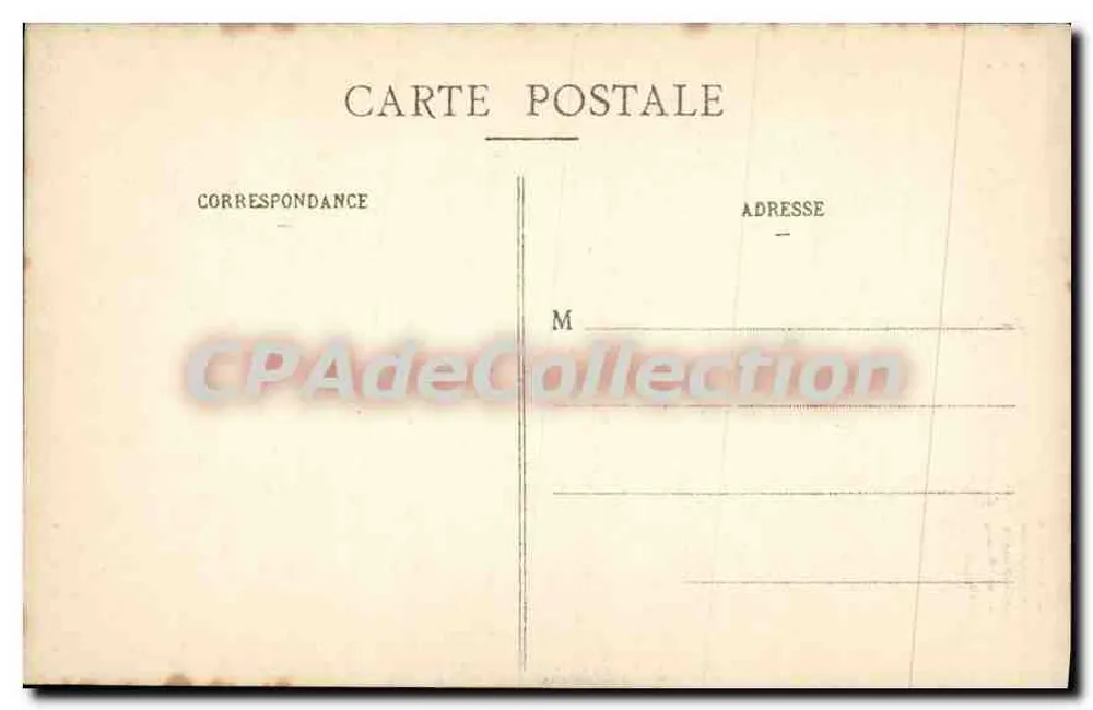 Druyes (Yonne) — Igreja — Facha Oeste — Coleção J.D. Saux - Verso