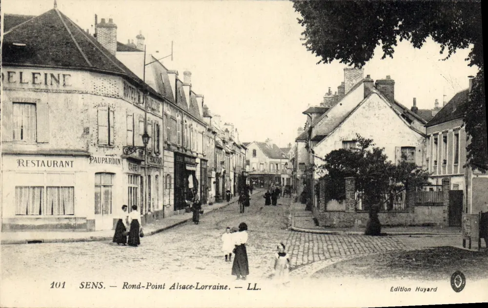 Sens — Rotunda Alsace-Lorraine — Edição Huyard, n°101 - Frente