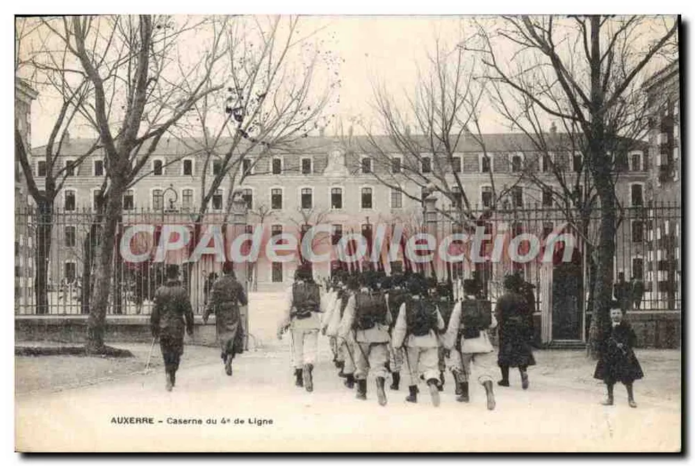 Auxerre - Quartel do 4º de Ligne - Frente
