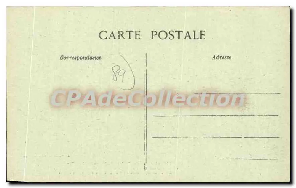 Quarré-les-Tombes (Yonne) — Die Gräber — A. Duciel, Verlag, Saulieu - Rückseite