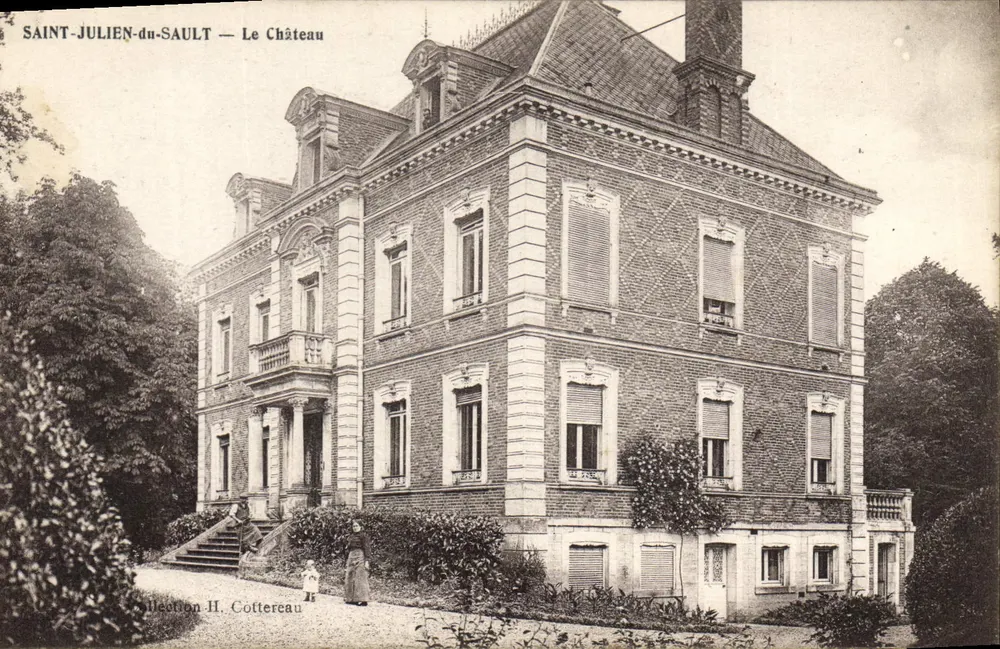 Saint-Julien-du-Sault — O Castelo — Coleção H. Cotterea - Frente